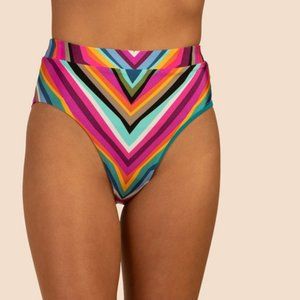 Trina Turk Louvre High Waist Bikini BOTTOM NWT
